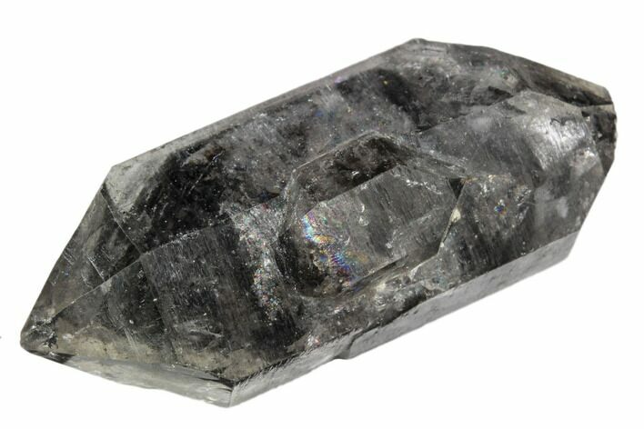 Double-Terminated Smoky Quartz Crystal - Tibet #128636